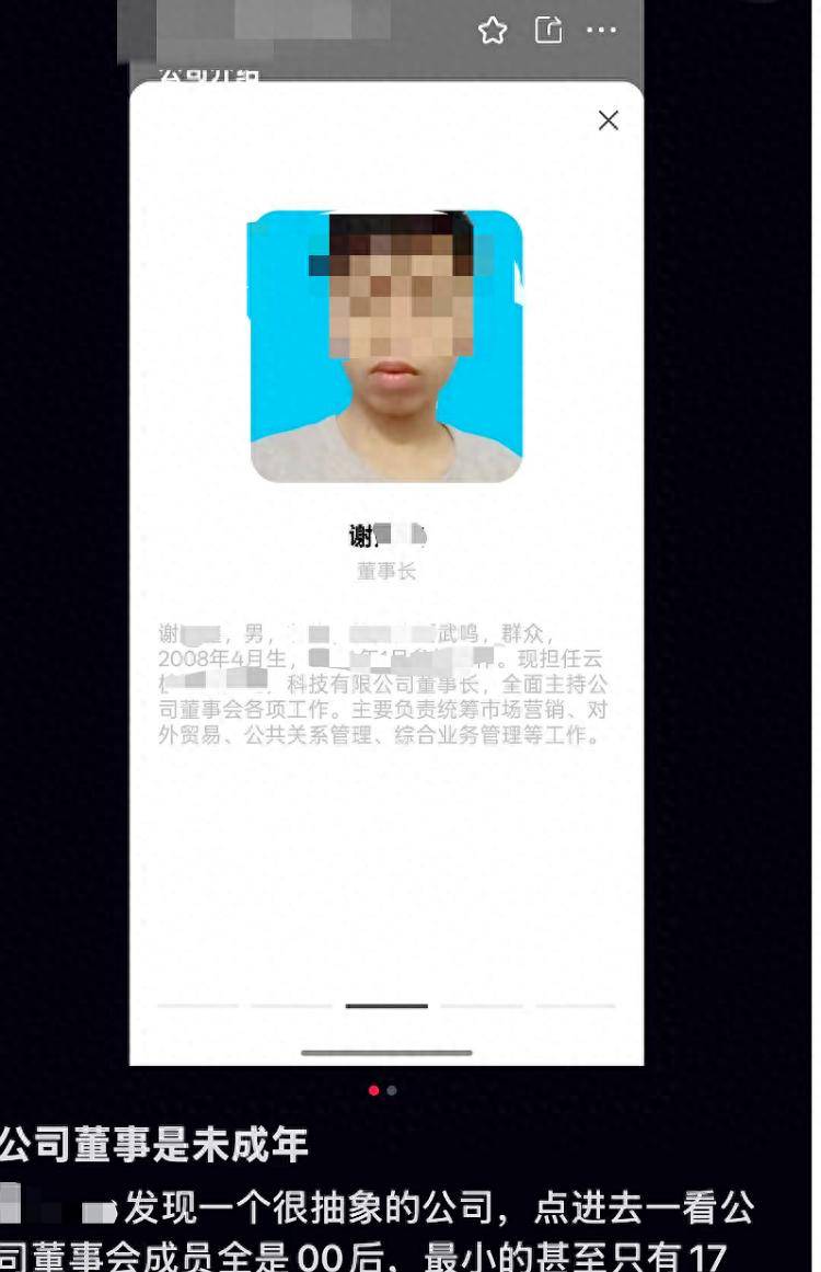 南宁一公司董事长系17岁未成年人？当事人回应：本人系中职生<strong></p>
<p>wbt币</strong>，为参加创新大赛注册公司