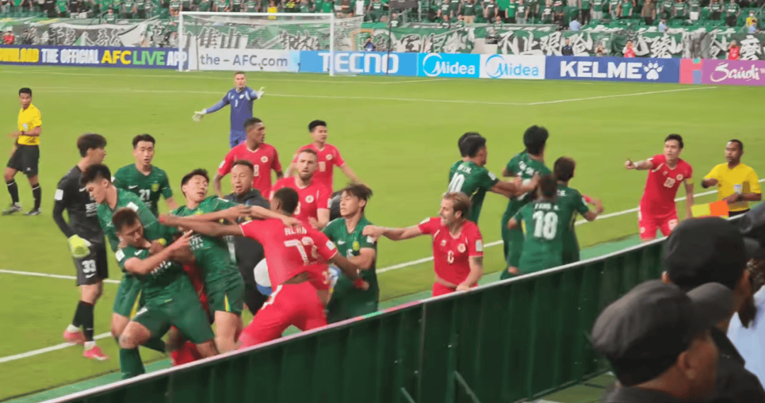 北京国安亚冠赛场爆发冲突<strong></p>
<p>aave币</strong>，场面十分混乱