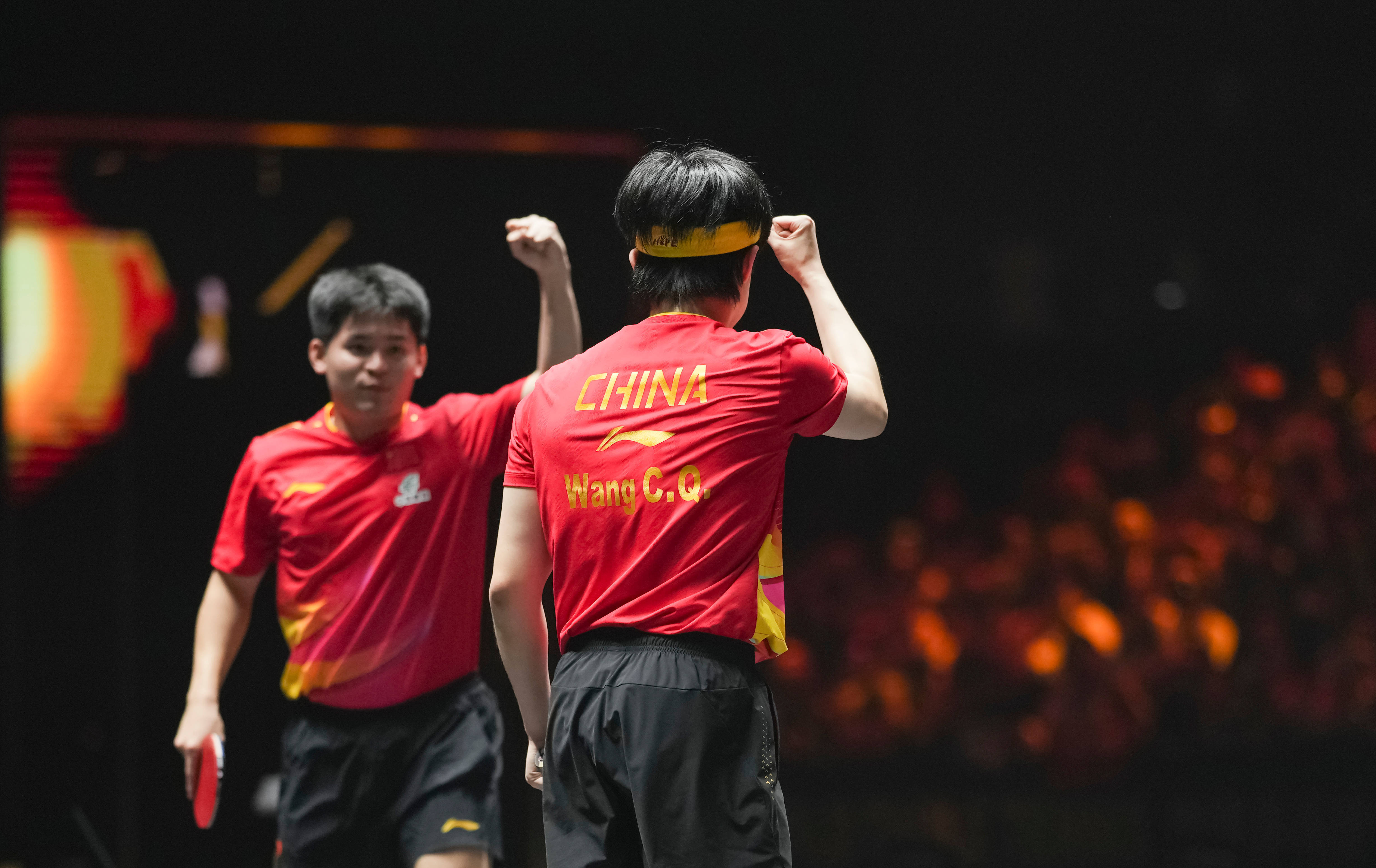 （体育）乒乓球——WTT中国大满贯赛：林诗栋/王楚钦晋级男双四强