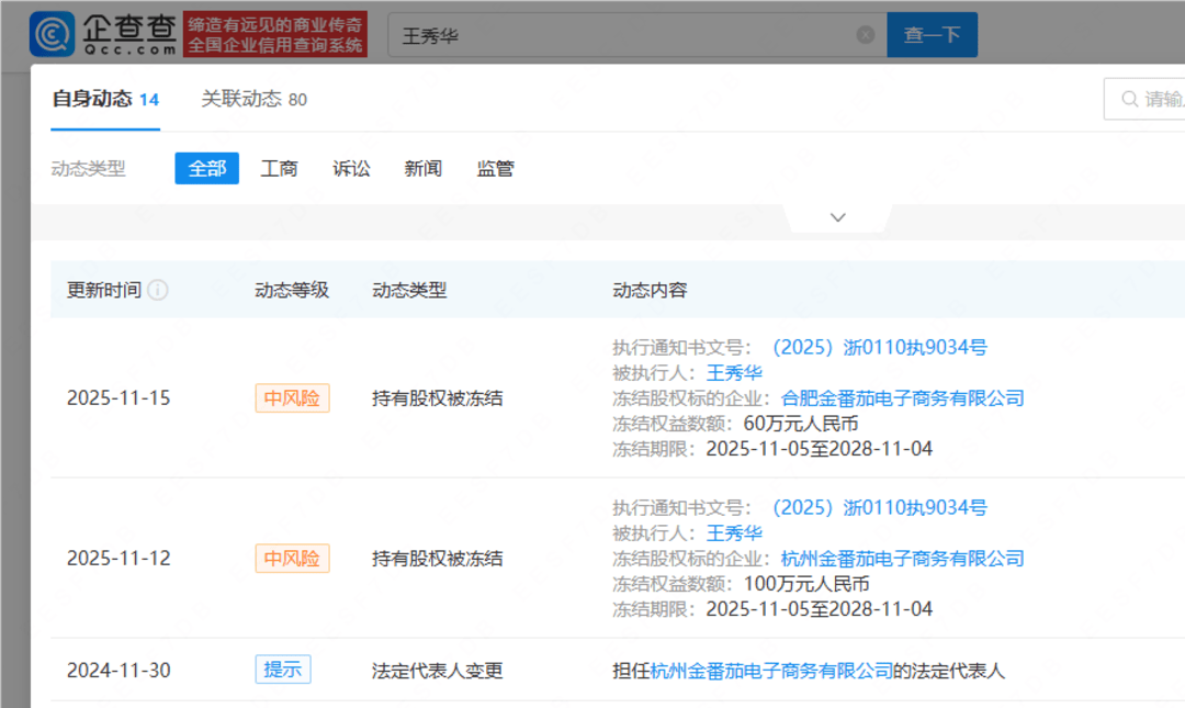 何秋亊称演唱会未获报酬引关注<strong></p>
<p>uni币</strong>，主办方老板160万股权被冻结