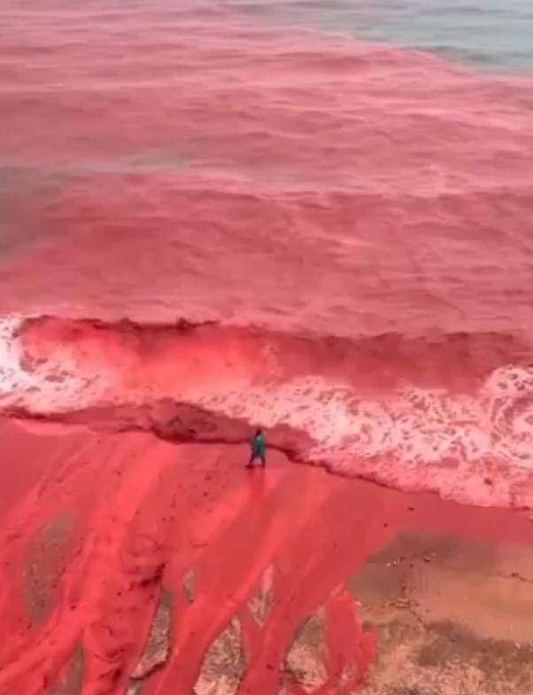 罕见!伊朗霍尔木兹岛遭遇强降雨<strong></p>
<p>bitget交易平台</strong>,部分海域变成“血色海洋”